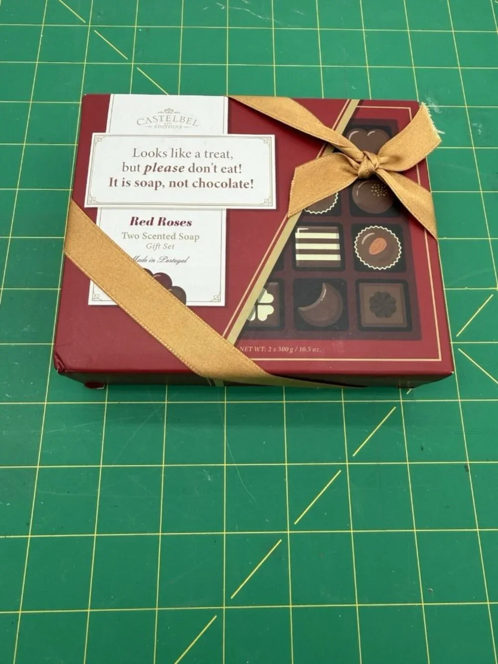 Castelbel Red Roses Luxury Triple-Milled Soap Gift Set NIP Valentines Day#2